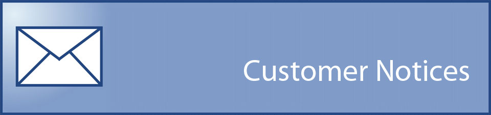 Customer Notices