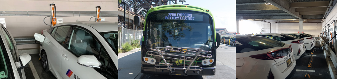 Zero Emission Bus and Electric Car