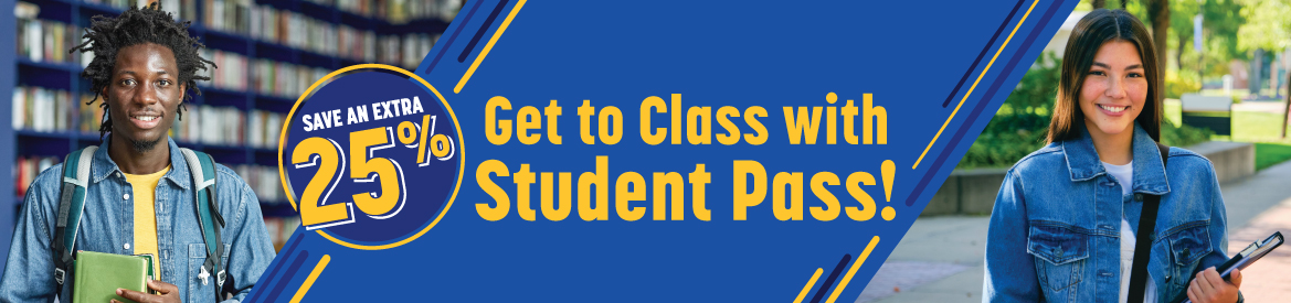 Save 25% - NJ TRANSIT Student Pass