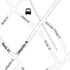 Cape May Bus Terminal parking map