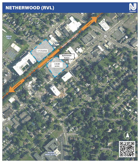 map of an upcoming development near Netherwood