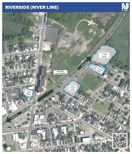 map of an upcoming development near Riverside