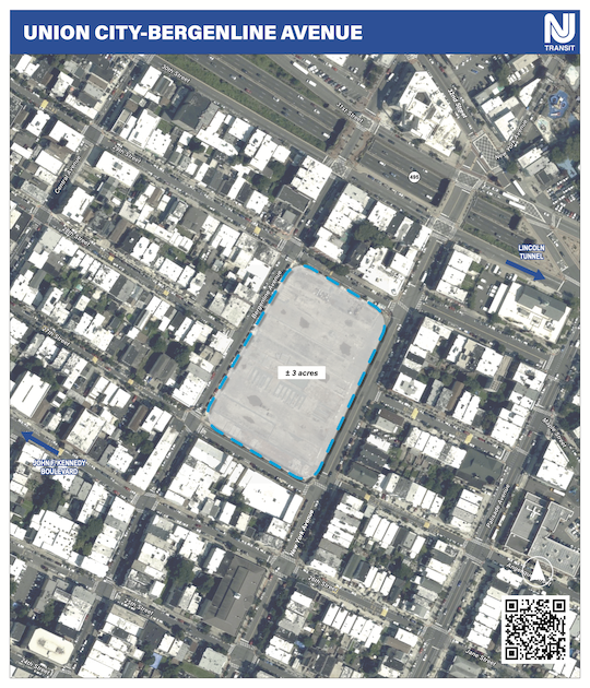 map of an upcoming development near Union City